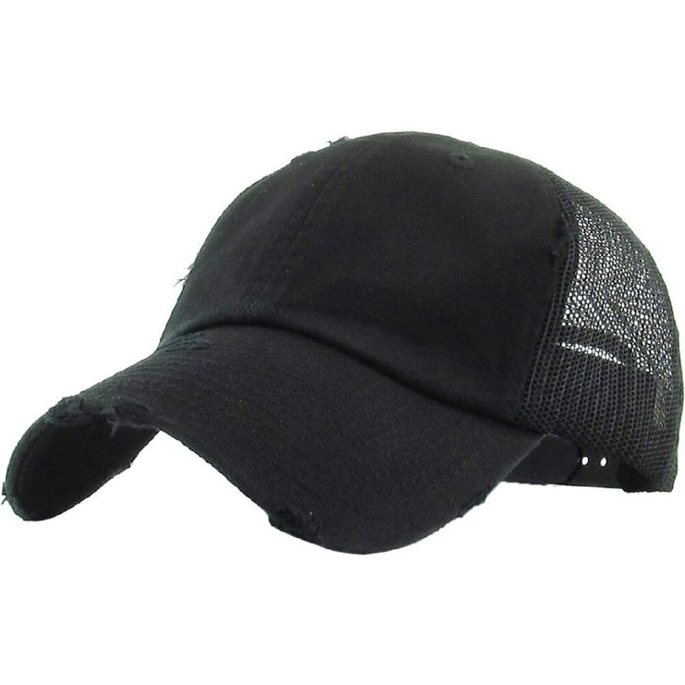 Vintage Distressed Cotton Dad Hat Adjustable Snapback Unisex Cap